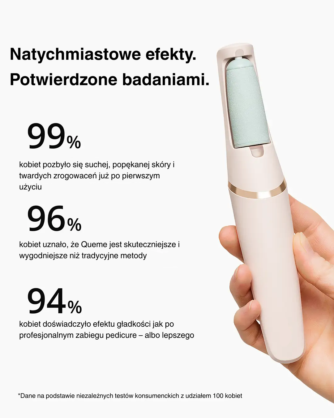Queme – Elektryczny pilnik do stóp