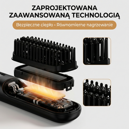 Queme Control Brush - Profesjonalna szczotka stylizująca